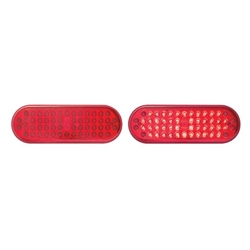 6” Oval Sealed LED Stop/Turn/Tail Light (48 Diodes) STL-70RBK