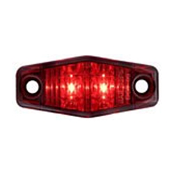 Red Mini-Sealed LED Marker/Clearance Light - MCL-13R2BK