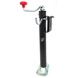 Southwest Wheel 2,000 Lb Top Wind RAM A-Frame Trailer Jack – Steel With Adjustable Drop Leg