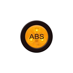 2" Round Sealed 3-LED ABS Marker/Clearance Light - MCL505GABSBK