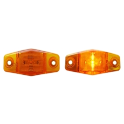 Mini Sealed Amber LED Horizontal-Vertical Marker/Clearance Light - MCL-99AB