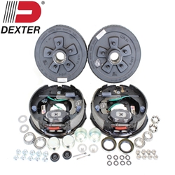 Dexter® 5-4.5" Bolt Circle 3,500 lbs. Trailer Axle Electric Brake Kit - BK545ELE-DB